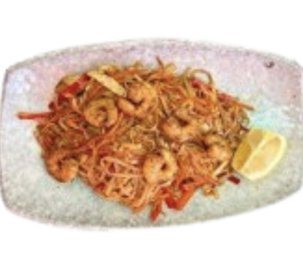 PAD THAİ KÖRİLİ KARİDESLİ NOODLE